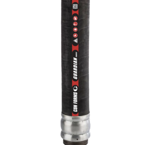 Guardian Fabric Discharge Hose - Flex Bond Fabric Discharge Hose | ID: DN76/3" | OAL: 5' | Hevi-Duty™ - Male thread