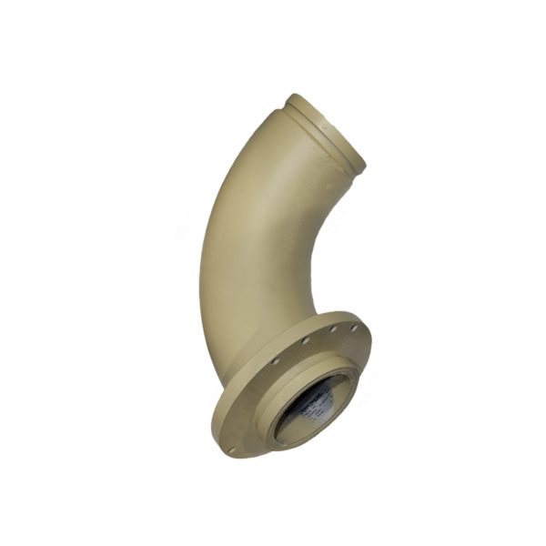 CCI-Lined Boom Elbow - CCI-Lined Boom Elbow | ID: DN125/4.8" | BA: 90.00° | Metric | Tan: 10.5" / 8.75"