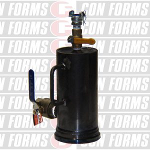 Air Blowout Cap - BLOW OUT CAP, 6", FOR LIEBHERR PUMPS, DUAL RELEASE VALVES