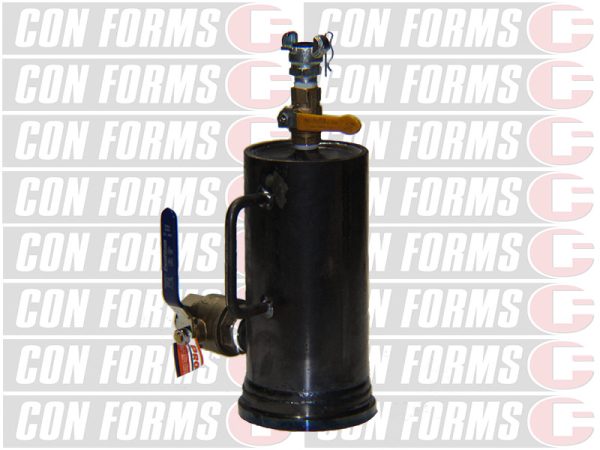 Air Blowout Cap - BLOW OUT CAP, 6", FOR LIEBHERR PUMPS, DUAL RELEASE VALVES