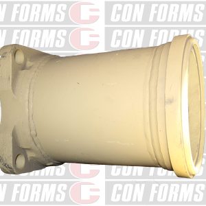 Adapter - Adapter | ID: DN127/5" | 4-bolt flange to Metric | OAL: 15.75" / 400mm | 11° Tilt