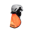Safety Helmet Accessory - Safety Helmet Clip On Neck Shade, Orange - Image 2