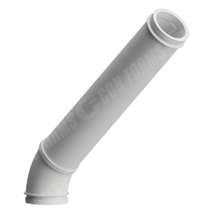 CCI-Lined Boom Elbow - CCI-Lined Boom Elbow | ID: DN125/4.8" | BA: 45.00° | Hevi-Duty | Tan: 27.9"