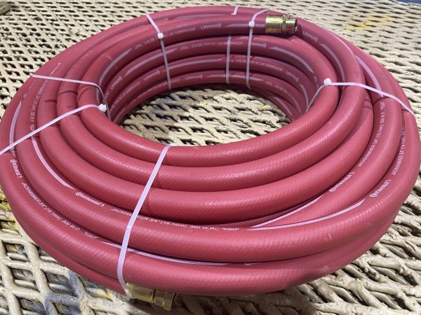 Garden Hose - ¾” Contitech Heavy Duty Red Garden Hose 300psi, 75ft length, M/F GHT ends