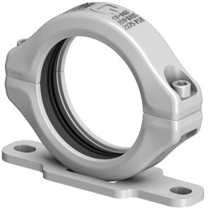 Two-Bolt Coupling/Clamp - Coupling/Clamp | Two-Bolt | ID: 5" | Metric (148mm) | w/ Foot Mount