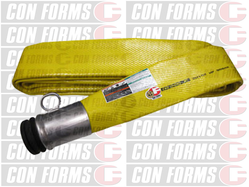 Lay Flat Tip Hose - Lay Flat Tip Hose | ID: DN100/4" | OAL: 4' | Hevi-Duty™ (1 End)