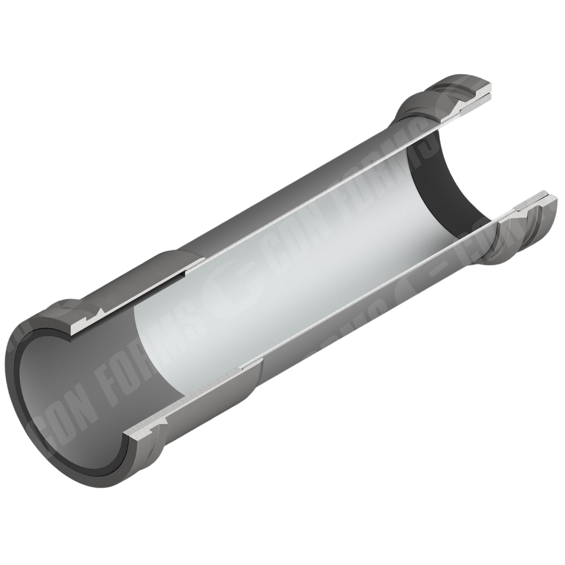 Endurance TW462 Std End Boom Pipe - Boom Pipe | ID: DN117/4.6" | OAL: 12" | WT:2.2mm + 1.8mm | Metric CCI - Image 2