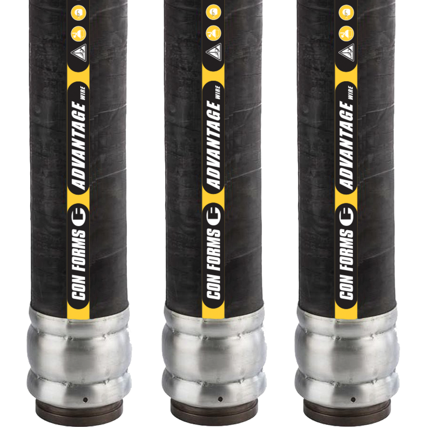 Advantage Wire 1450 Boom Hose - Steel Bond Wire 1250 Boom Hose | ID: DN127/5" | OAL: 14' | Hevi-Duty™ (1 End) - Image 2