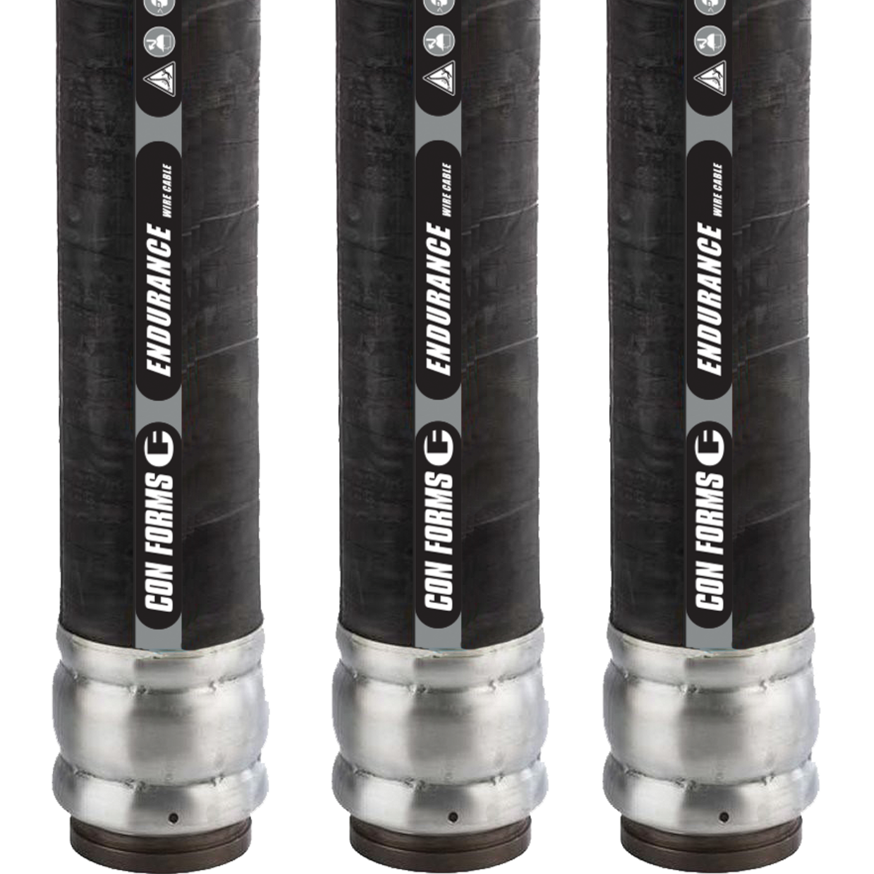 Endurance Wire Cable Boom Hose - Trelleborg Wire Cable Boom Hose | ID: DN100/4" | OAL: 4.5' | Hevi-Duty™ (2 Ends) - Image 2