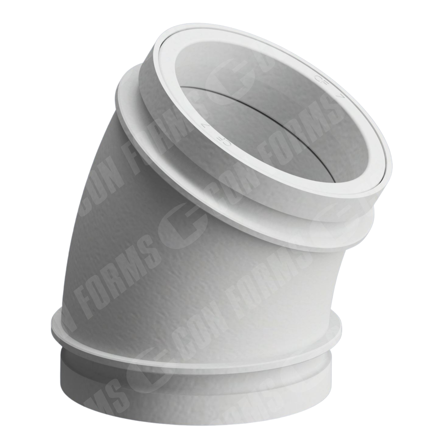 Advantage Twin-Wall Boom Elbow - Twin-Wall Boom Elbow | ID: DN125/4.8" | BA: 30.00° | Metric | 7.8" HGT