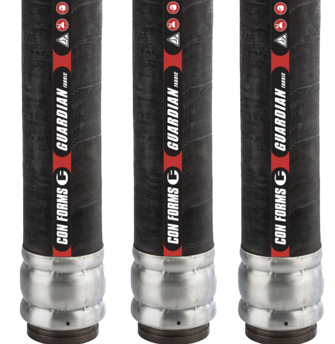 Guardian Fabric Discharge Hose - Flex Bond Fabric Discharge Hose | ID: DN76/3" | OAL: 5' | Hevi-Duty™ - Male thread - Image 2