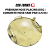 Placing Hose Skid - 4" & 5" - Hose Accessory | 24" Dia Placing Disk | 4" to 5" hose - Image 2